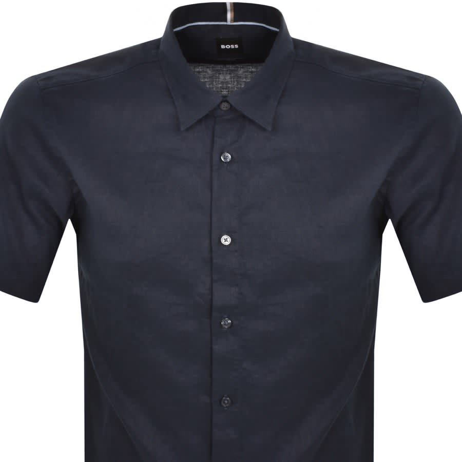 Hugo boss slim fit short sleeve shirt sales